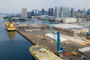 Marine Terminal Aerial Drone Photo